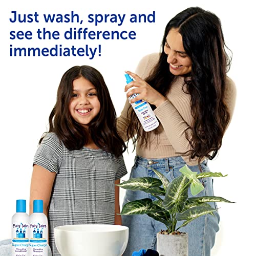 Fairy Tales Tangle Tamer Detangling Shampoo and Conditioner for Kids - Ultra Moisturizing and Anti Frizz Protection - Paraben Free, Sulfate Free - 12 Oz (4 pack)