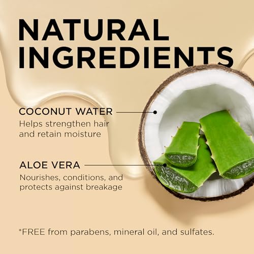 African Pride Moisture Miracle Aloe & Coconut Water Shampoo | Hydrating & Moisturizing Shampoo | Color Safe | 12 oz