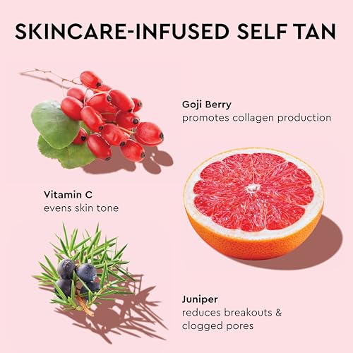 Tanologist Medium Self Tan Water, Clear Self Tanning Water, Streak-Free Tanning Mist, Natural Bronze, No Fake Tan Smell, Long Lasting, Clean Ingredients, 6.76 fl. oz/200 ml Bottle