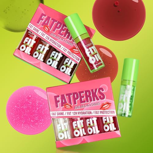 Hydrating Lip Oil, Big Brush Head Lip Glaze Shiny Transparent Lip Glow Oil, Nourishing & Non-sticky Long Lasting Fresh Clear Smooth Lip Care Plumping Lip Oil (Set A)