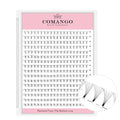 CoMango Premade Lash Extensions - 320 Fans, Short Stem, Volume Lash Fans (320Fans-6D-0.07-D-11mm)