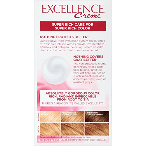 L'Oreal Excellence #7G Dark Gold Blonde Hair Color, 1 ct