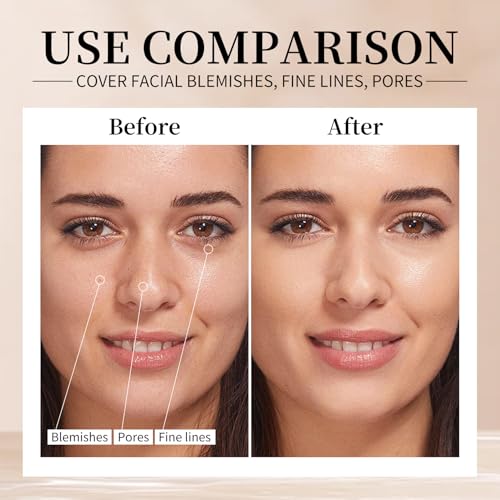 Airbrush Foundation Makeup Silky Mist Spray Foundation Full Coverage Airbrush Flawless Setting Spray Makeup-01 Natural
