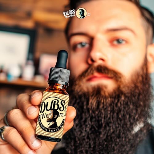 Beard Oil | Natural Moisture & Beard Softener | Relieve Beard Itch | Mens Hair Growth Oil | Natural Shine Beard Growth Oil Mustache Gifts for Men | Lavender Scent | 1 Ounce