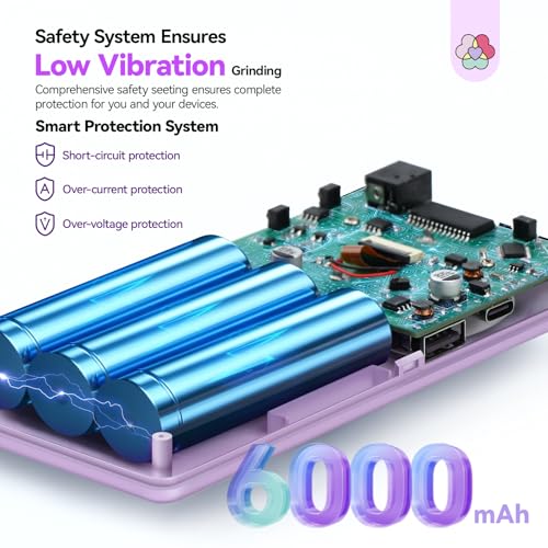 SAVILAND Advance Nail Drill Professional: 40000 RPM Powerful Torque Electric Nail File Low Vibration with Rainbow Light 15H Long Battery Life Coreless Motor Quiet for Quick Acrylic Removal PRO Salon