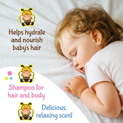 Tio Nacho Royal Baby Hair and Body Shampoo with Royal Jelly & Chamomile, 13.5 fl oz - Hypoallergenic, Gentle, Tear Free, All in One Body Wash