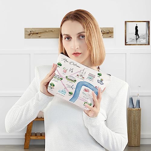 Travel Hanging Toiletry Bag for Women, Puffy Makeup Bags with Jewelry Organizer Carry-on Accessories Essentials with Waterproof Compartment, Pink