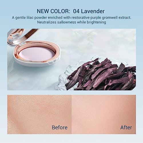 FLORASIS Flawless Jade Breathable Pressed Powder (04 Lavender)