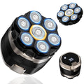 Head Shavers for Bald Men ? Yinicare 7D Rotary Head Shaver, Wet & Dry Waterproof, LED Display, USB-C Fast Charging, Includes 1 Original Replacement Head