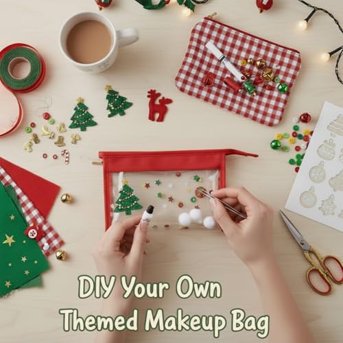 Chunful 10 Pack Clear Makeup Bags Bulk, TSA Approved Toiletry Bag, Clear Cosmetic Toiletries Pouch with Zipper, PVC Waterproof Cosmetic Pouch for Women and Men