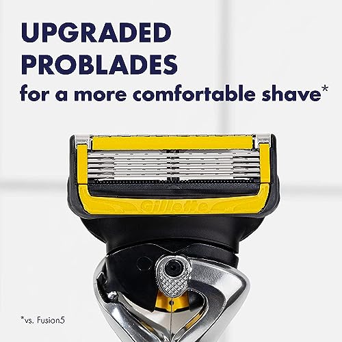 Gillette ProGlide Shield Premium Edition Razors for Men, 1 Gillette Razor, 8 ProShield Razor Blade Refills, 1 Travel Case