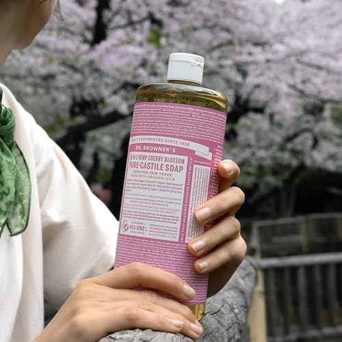 Dr. Bronner's Cherry Blossom Liquid Castile Soap, 32 OZ