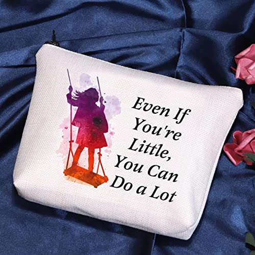 POFULL Musical Inspired Gift Musical Lover Gift Even If You're Little You Can Do a Lot Cosmetic Bag (Little Can Do a Lot)