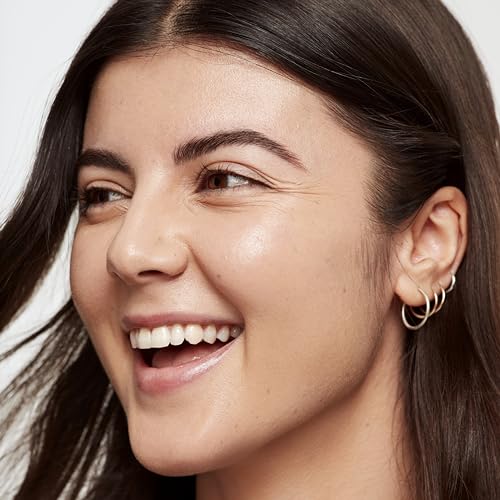 Saie Glowy Super Skin Tint Liquid Foundation - Weightless + Dewy Foundation with Lightweight Medium Coverage - Hydrating Face Makeup + Skin Care Serum Hybrid with Hyaluronic Acid - Shade 9 (1.01 oz)