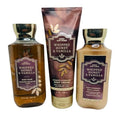 Bath & Body Works Body Whipped Honey & Vanilla Cream, Lotion and Body Gel Wash 3 Piece Set