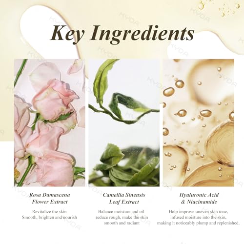 KYDA Skin Protection Base Prep Primer, 1.0 fl oz, Serum Makeup Base for Radiant Skin, Lasting Glow with Hydrating Formula, Silky Lightweight Texture, Dewy Foundation Primer for Flawless All-Day Makeup