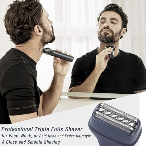 Beard Trimmers Kit for Men Precise Dial Adjustable 20 Lengths, 5-in-1 Electric Shavers and Hair Clippers Set - Body Nose Ear Mustache Hair Trimmers Razors Waterproof Wet/Dry - USB-C Charging Dock