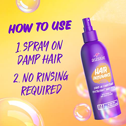 Aussie Hair Insurance, Leave-In Conditioner for All Hair Types, 8 fl oz