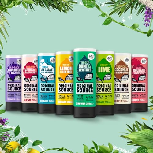 Cussons Vanilla Milk and Raspberry Original Source Shower Gel