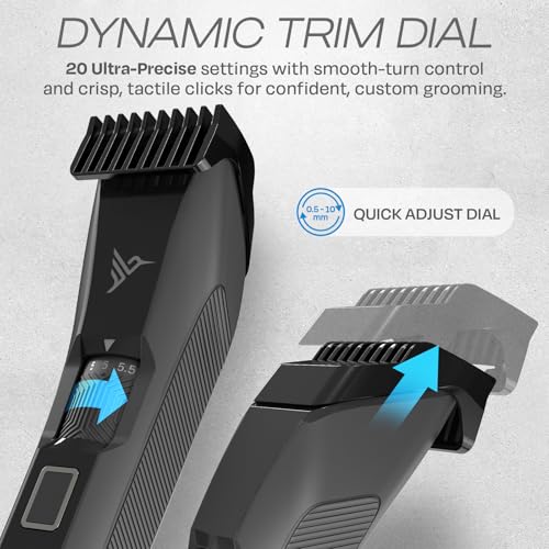 HUMMINGBIRD CleanUp Bundle Includes MK14 BeardMaster and MK12 Compact Nose & Ear Trimmer