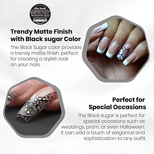 Mia Secret Professional Nail System UV/LED Gel Paint - 5 grams (Black Sugar)