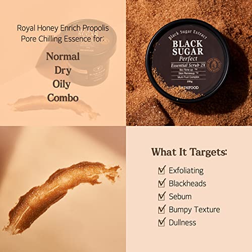 SKINFOOD Black Sugar Perfect Essencial Scrub 2X