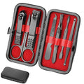 Manicure set Men Personal Care Tools Accessories Finger and Toe Nail Clippers Set Professional Manicure Pedicure Kit With Travel Case Nail Grooming Kit Gifts for Men Women Father Mother
