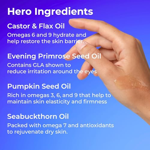 Restorative Under Eye Balm ? Anti-Aging Moisturizing Eye Balm with Omegas to Reduce Dryness & Fine Lines ? Optometrist & Dermatologist Recommended, Fragrance-Free
