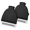 2 Pack Replacement Blades for Meridian Trimmer, Hygienic Ceramic Replacement Blades Compatible with Meridian Body Trimmer, Black