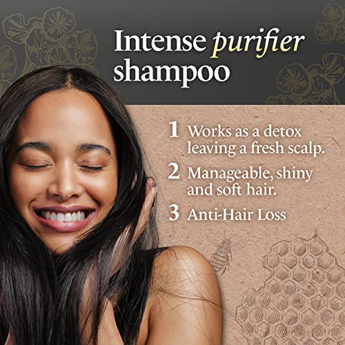 Tio Nacho Shampoo, Purifying with Royal Jelly, Infused with Botanical Stem Cells for Intense Hair and Scalp Purification + Detoxifying Balance, 14 Fluid Ounces (Pack of 2)