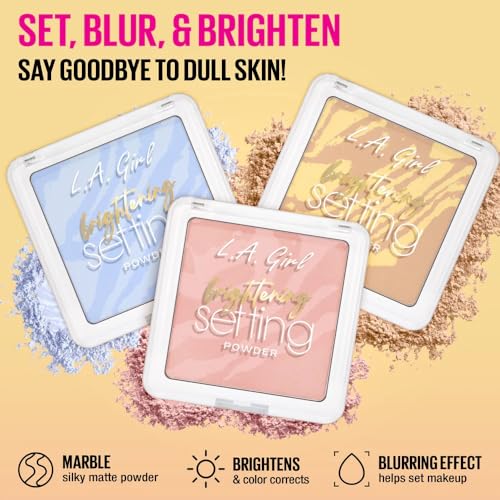 L.A. Girl Marble Setting Powder, Brightening Blue Skies GPS169