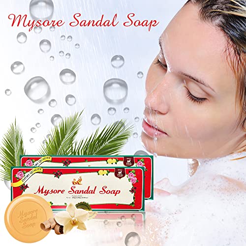 Mysore Sandalwood Soap 150gm - 6 ps (Pack of 2)
