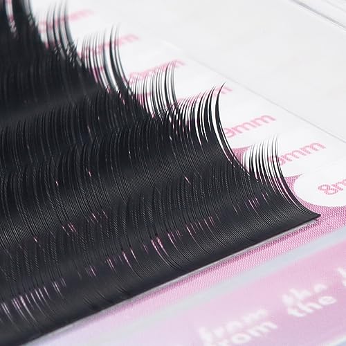 16 Rows Volume Classic Eyelash Extension 0.12 C Curl 8-15mm Mixed Length Matte Black Individual False Eye Lashes Extension Salon Use Natural Soft Fake Eyelashes Supplies (0.12 C, 8-15mm Mix)