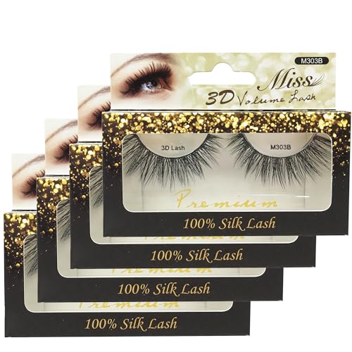 [4 PACKS] Miss Lashes 3D Volume Tapered False Eyelash Extension