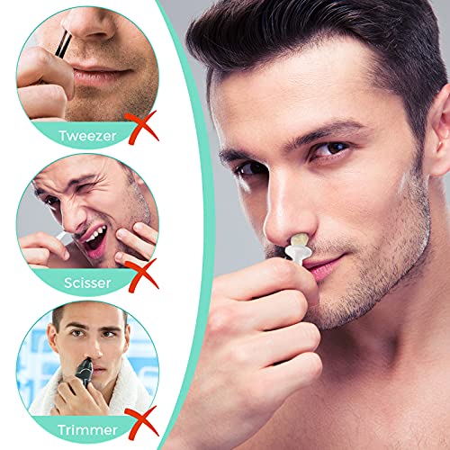 Plastic Wax Rod Wand and Nostril Waxing Strips for Nose Hair Removal (80)