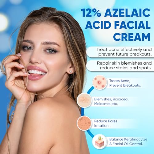 Azelaic Acid Cream: Azelaic Acid For Face - Premium Azelaic Acid Cream - Face Skin and Beauty Care - Azelaic Acid Facial Cream (1 Oz)