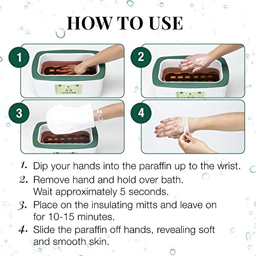 Clean + Easy Peach & Fennel Paraffin Wax Refills ? Deeply Hydrating Moisturizing Paraffin Wax for Hand and Feet, Spa-Grade Treatment for Dry Skin, 16 oz