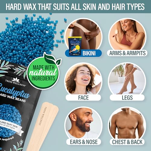 Tress Wellness Wax Bean Kit with Bikini Wax