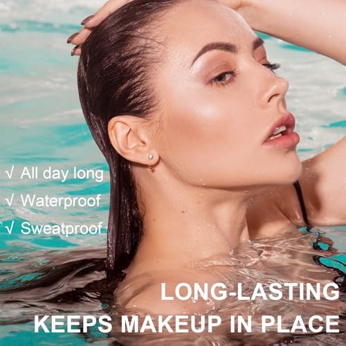 Mineral Sunscreen Setting Powder, SPF 35 Translucent Loose Powder for Face & Scalp, Mineral Brush Powder, Oil Control Natural Matte Finish, Lasting Lightweight Breathable (#01 Translucent)