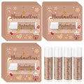 24 Pcs Christmas Hot Cocoa Lip Balms Bulk Christmas Party Stocking Stuffers Hot Chocolate Flavor Coffee Gift Supplies for Travel Lipstick Winter Birthday Party Favors