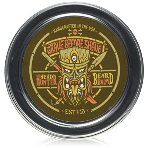 Grave Before Shave¢â Head Hunter Beard Balm (Tropical summer aroma) (4 oz.)