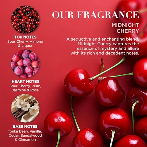 Baylis & Harding Midnight Cherry Luxury Pamper Present Gift Set - Vegan Friendly