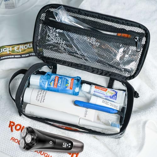 Rough Enough Clear Toiletry Bag Travel Toiletries bags Bundle