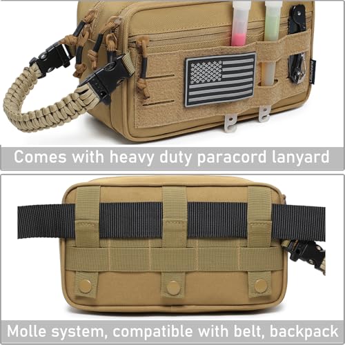Tactical Toiletry Bag for Men and 18L Camping Storage Bag