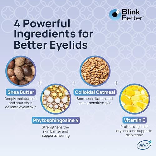BetterLids Restore Eyelid Cream & Eyelid Ointment Bundle ? Day & Night Hydration & Relief ? Oat Extract, Shea Butter & Ceramides ? Comfort for Dry, Red, Sensitive, Flaky Eyelids ? 1 oz + 0.35 oz