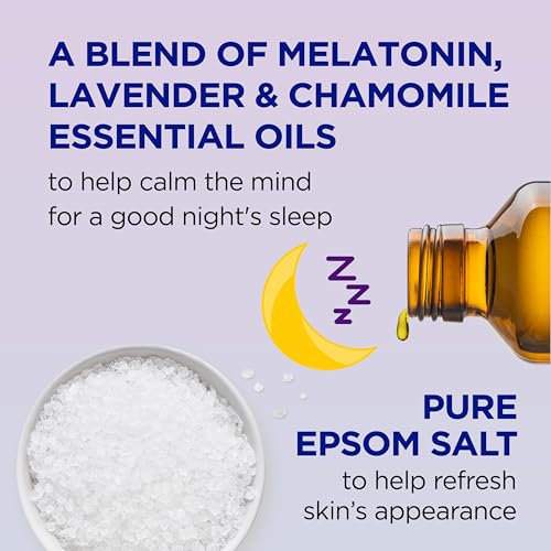 Dr Teal's Melatonin & Essential Oil Blend Epsom Salt and Foaming Bath Sampler Set, 2 Piece