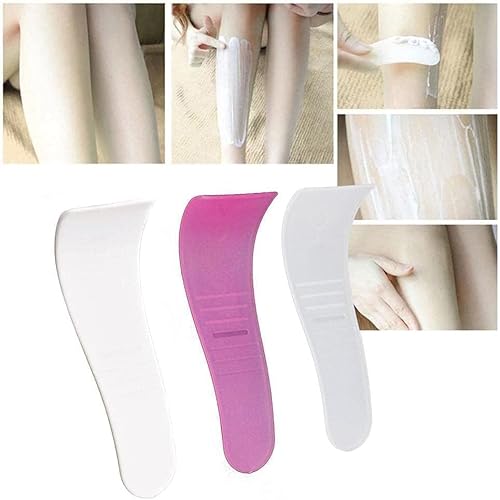 6Pcs Portable Hair Wax Removal Spatulas, Random Colors, Non-Stick Wax Applicator, Reusable Scraper, Hard Wax Sticks