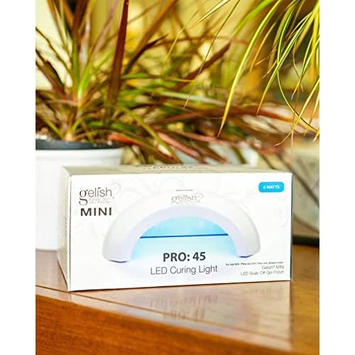Gelish Mini LED Light ? Professional Nail Lamp, Gel Light, Nail Dryer for Gel Polish, Fast Drying, Compact & Portable LED Light for Home & Salon Use