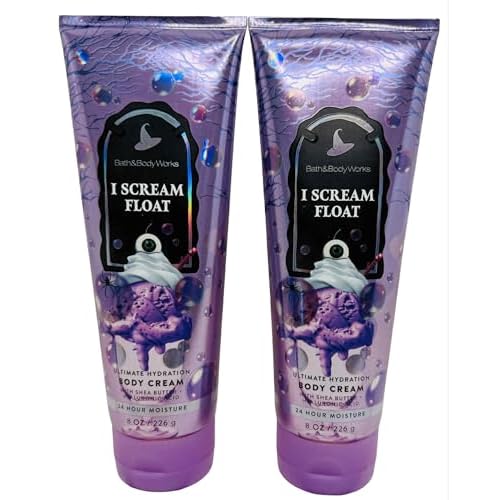 Bath & Body Works I Scream Float Ultimate Hydration Body Cream 8 Ounces Pack of 2