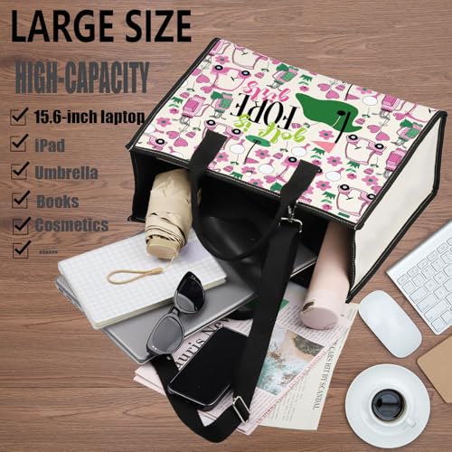 WZMPA Golf Girl Cosmetic Makeup Bag Lady Golf Gifts Golf Is Fore Girls Zipper Pouch Bag For Golf Lover Golf Player (Golf Girls BG)